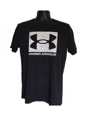 Under Armour Loose Fit HeatGear Black T-Shirt Medium